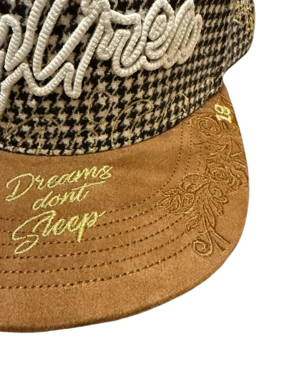 Daniel Luu Bay Area SnapBack limited edition hat black and white houndstooth - Picture 9 of 9